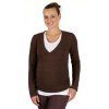 Umstandsshirt Rialto, Pullover Rialto Revin braun Lurex 0154