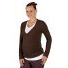 Umstandsshirt Rialto, Pullover Rialto Revin braun Lurex 0154