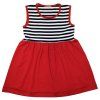 Kinderkleid Rialto UNNA blau-weiß gestreift + rot 0468