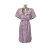 Damenkleid Rialto Ella, lila gestreift, 0259