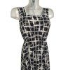 Damenkleid Rialto Gemy, schwarz-weißes Muster 0296