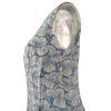 Damenkleid Rialto Lochristi blau+Blume 0263