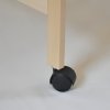 Rollenset für das Beistellbett Faktum, 4 Stk., schwarz