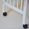 Rollenset für das Beistellbett Faktum, 4 Stk., schwarz