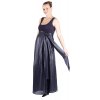 Umstandsfestkleid Rialto Lacroix-UP,lang. dunkelblau 0315 (Damengröße 36)