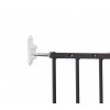DogSpace Charlie extra hohes Verlängerungsgitter 62-107cm, einschraubbar, Metall schwarz