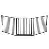 DogSpace Max L Raumteiler, Metall, schwarz
