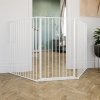 DogSpace Rocky L extra hohe (105cm) Raumbarriere, weiß