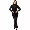 Damen-Samthose Molvik schwarz