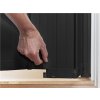 BabyDan Lattenrost Alma Schwarz 55-89cm, anschraubbar