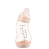 Difrax-S-Flasche für Kleinkinder. Antikolisch, hellrosa, 170 ml