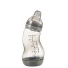 Difrax-S-Flasche für Kleinkinder. antikolisch, grau, 170 ml