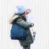 Rucksack Wickeltasche Bambinomio Grey/Jungle snake