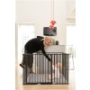 Babydan Laufstall Supreme OLAF Rectangle schwarz mit Matratze