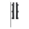 Räumliche Barriere Supreme OLAF XXX schwarz 90-350 cm
