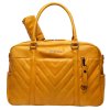 Wickeltasche Amsterdam Quilted yellow Gesteppt
