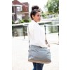 Wickeltasche Copenhagen Croco Grau mit Krokodilmuster