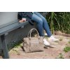Wickeltasche Monaco Geflecht taupe Geflecht taupe