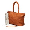 Wickeltasche Santos Quilted copper Gesteppt