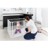 Babydan Square Laufstall weiß+Matratze