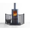 Raumteiler Flex XL schwarz 90-270 cm