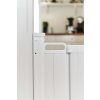 BabyDan Lamellenbarriere Alma weiß 55-89cm, schraubbar