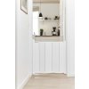 BabyDan Lamellenbarriere Alma weiß 55-89cm, schraubbar