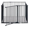 Laufgitter Babydan Square Laufgitter schwarz + Matratze