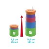 dBb Teleskopbecher, 350 ml, Mehrfarbig