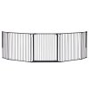 Universelles Raumteiler BabyDan Carl XX Wide, schwarz