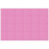 Růžový hrací koberec tvořený pěnovými puzzlemi Set24pink