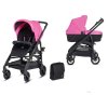 Pink-Schwarz Doppelkombination Inglesina Trilogy System Farben Wow Pink – 2in1 Bright Pink Inglesina Light Babywanne, uhne gestell, Rabatt!