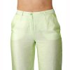 Damen Sommer Leinenhose Celles grün 0029
