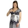 Umstands- und Stillkleid Rialto Larochette grau gemustert 0605