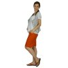 Umstandsshorts Rialto Ajacio Leinen rot 01242