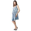 Umstandskleid Rialto Lacroix blau-grau Print 0408