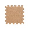 Schaumstoff-Puzzle Kork 31,5 x 31,5 x 1,4 cm, 1 Stk.