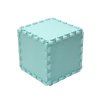 Puzzle-Spielmatte mit Rand, Light Green 92x92 cm