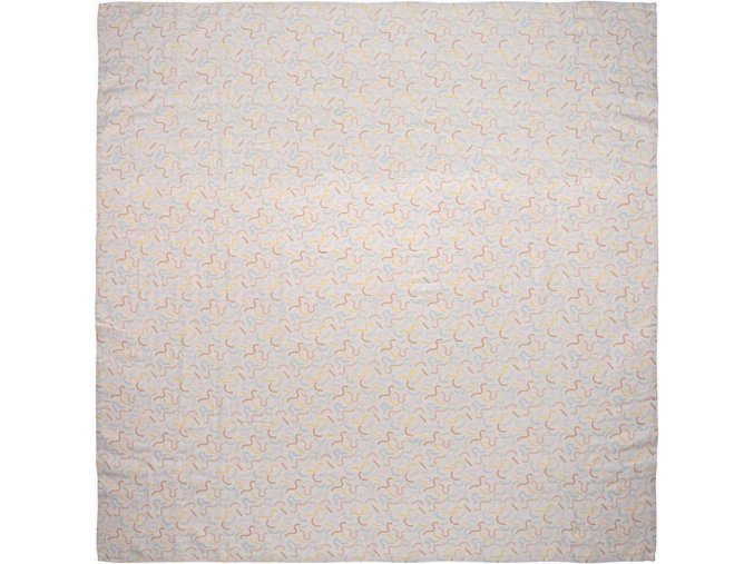 Luma Bambusz muszlin pelenka 110 x 110 cm Multi Lines