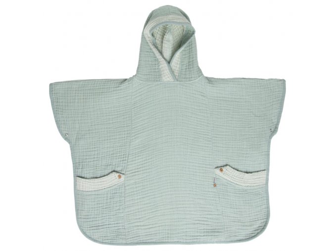 Pamut poncsó Bébé-Jou Pure Cotton Green