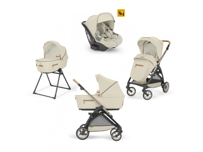 Inglesina Element Darwin 4in1 Pure Beige kombinált babakocsi