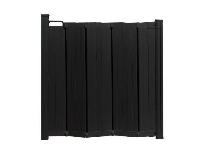 60216 2600 Babydan Guard Me Black összecsukható ajtórács 55-89 cm, fekete
