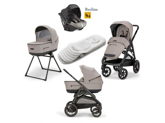 Inglesina Aptica XT Darwin Recline 4v1 Tundra Beige kombinált babakocsi bézs