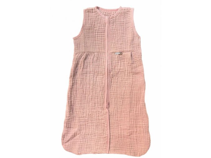 Bébé-Jou Fabulous Pure Cotton Pink baba hálózsák 70 cm pamut muszlin rózsaszín