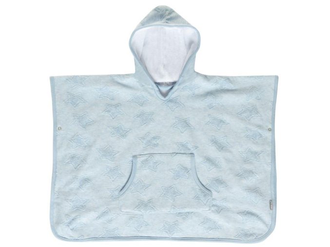 Frottír poncsó Bébé-Jou Fabulous Frosted Blue