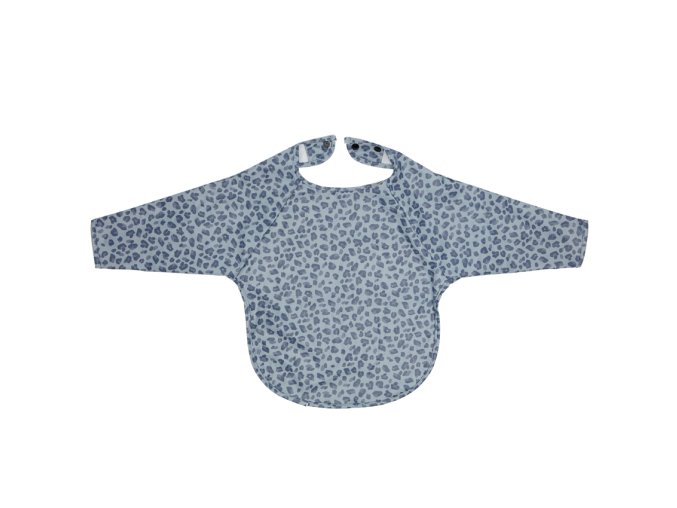 Hosszú ujjú előke Bébé-Jou Leopard Blue
