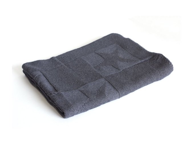 Kötött takaró pamut, Denim, Csillagok, Rialto Baby