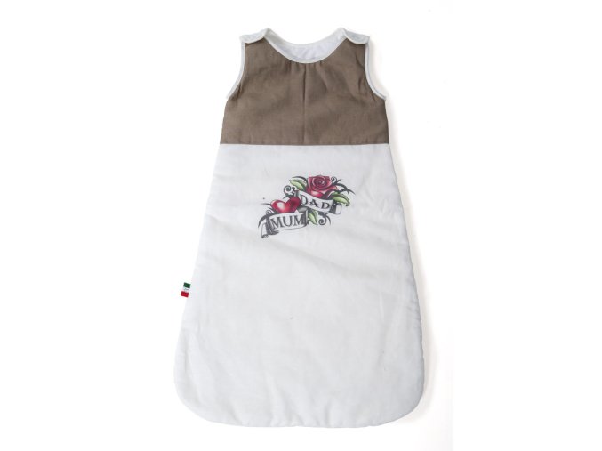 Hugs Factory hálózsák kicsi Vanilla dekor Mom and Dad, 85cm, BIO