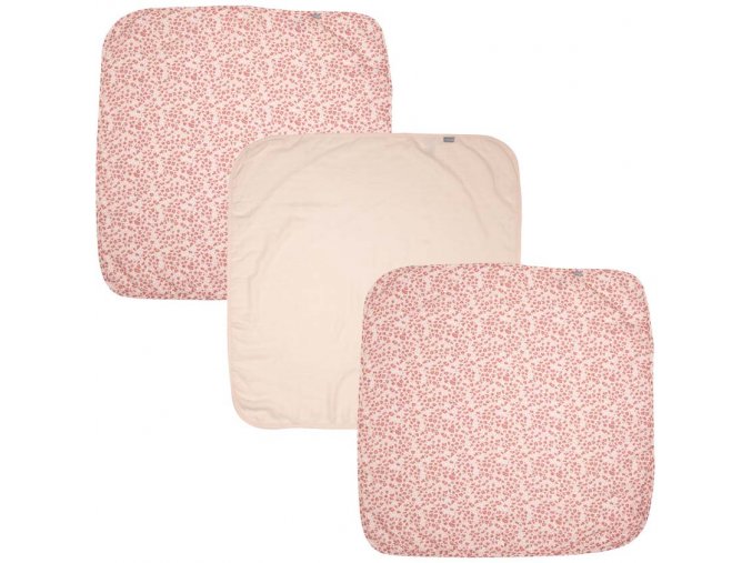 Muszlin pelenka bambuszal 70 × 70 cm 3 drb Bebe-jou Leopard Pink