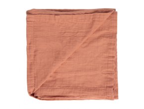 Muszlin pelenka Pure Cotton Pink 100x100cm